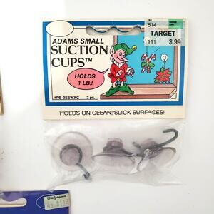 Vtg Adams Suction Candle Anchors for Christmas Electric Candles Mixed Lot of 5